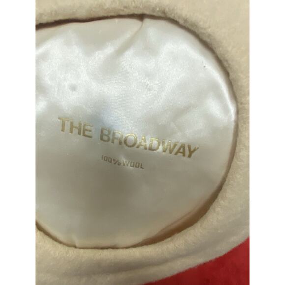 Womens Vintage The Broadway 100% Wool Ivory White Beret Paris Cute Fashion Hat - Picture 8 of 11